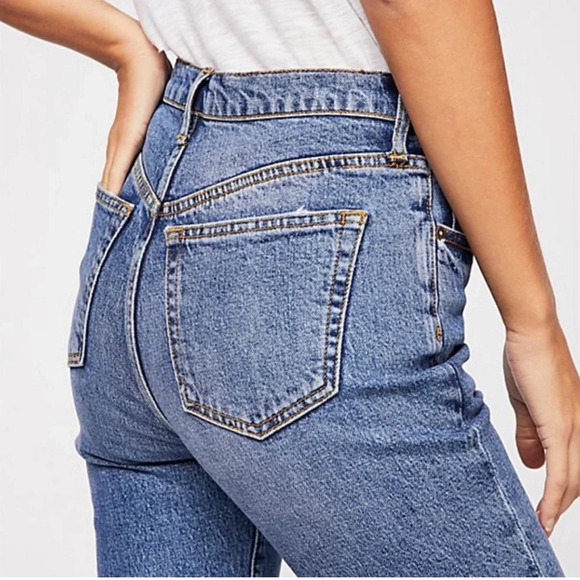 NWT Free People We The Free Stella High Rise Distressed Skinny Jeans Womens 27 - Picture 3 of 9